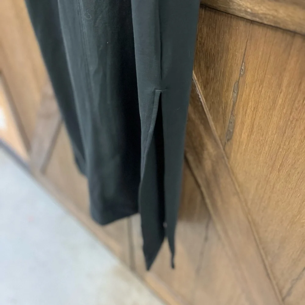 Varley Hattie Seam Stretch Jersey Maxi Dress 2.0 Black Size XS - Picture 6 of 8